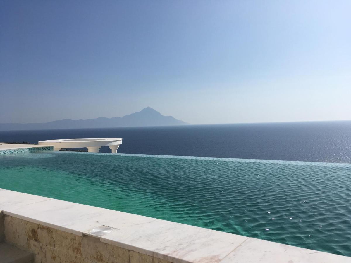 Villa Ulyana Kriaritsi - Athos Sea View & Spa Exteriör bild