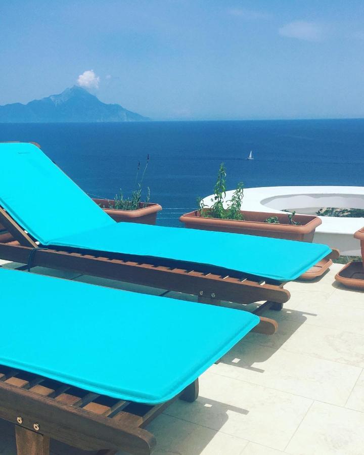 Villa Ulyana Kriaritsi - Athos Sea View & Spa Exteriör bild