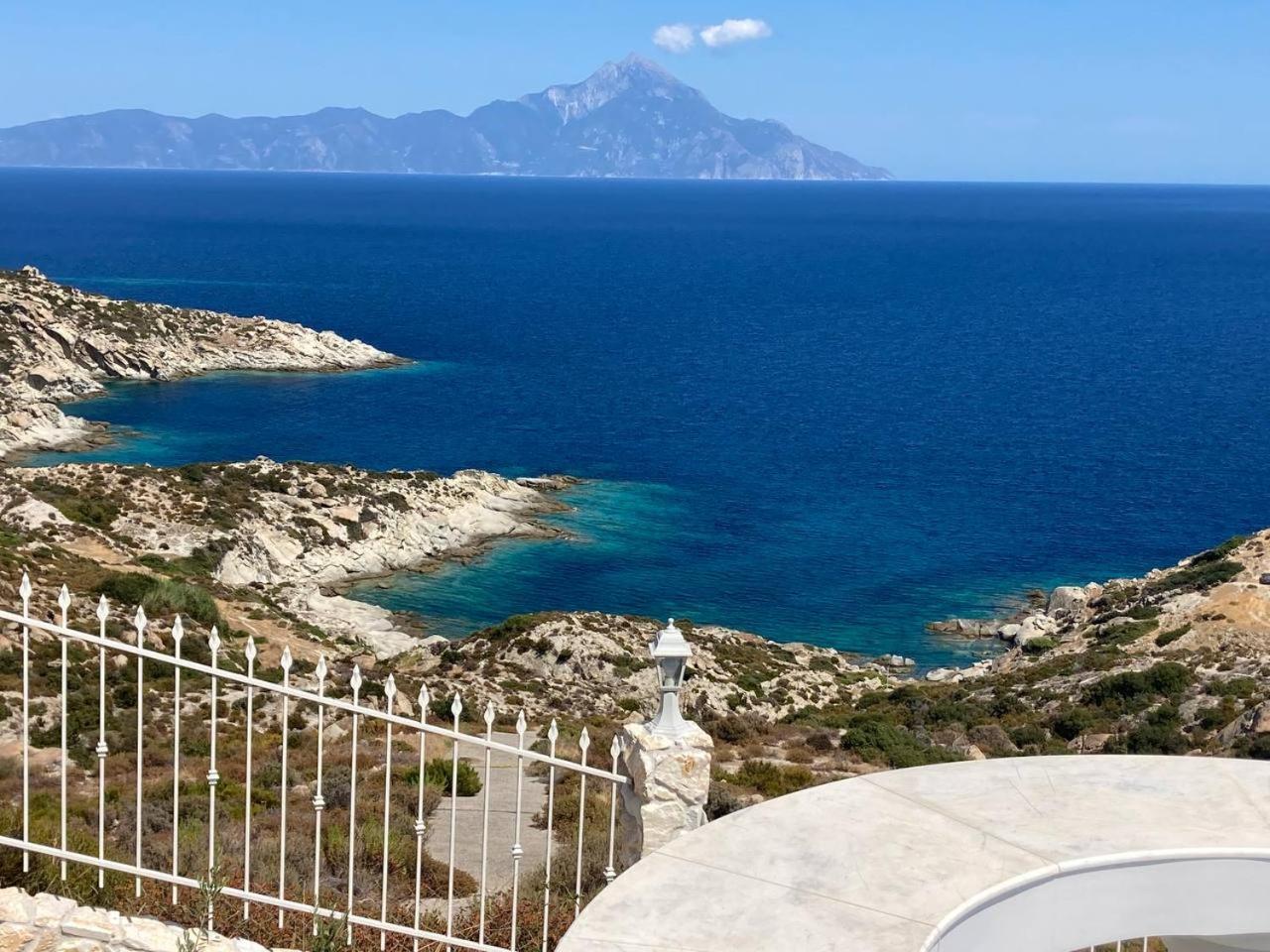 Villa Ulyana Kriaritsi - Athos Sea View & Spa Exteriör bild