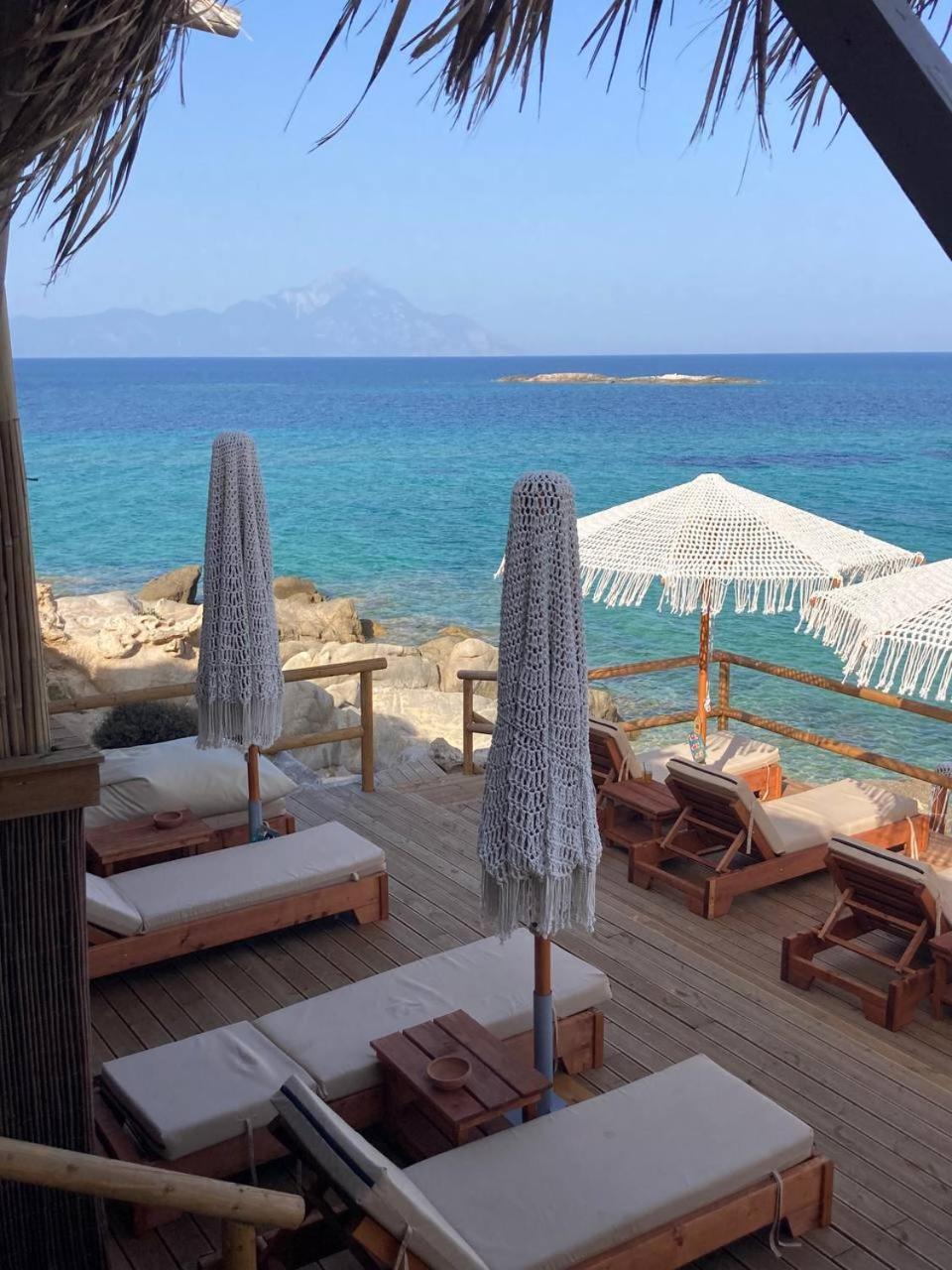 Villa Ulyana Kriaritsi - Athos Sea View & Spa Exteriör bild